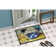 thumbnail image 2 of Carolines Treasures 7423MAT Pug Bunny Rabbit Doormat 18x27 27"L x 18"W multicolor, 2 of 4