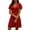 A-Red, variant on MaFYtyTPR Women Summer V-Neck Dress Casual Solid Color Short Sleeve Ruffled Loose Fit Mini Dress Womens Beach Flutter Sleeve Dresses A-Blue L