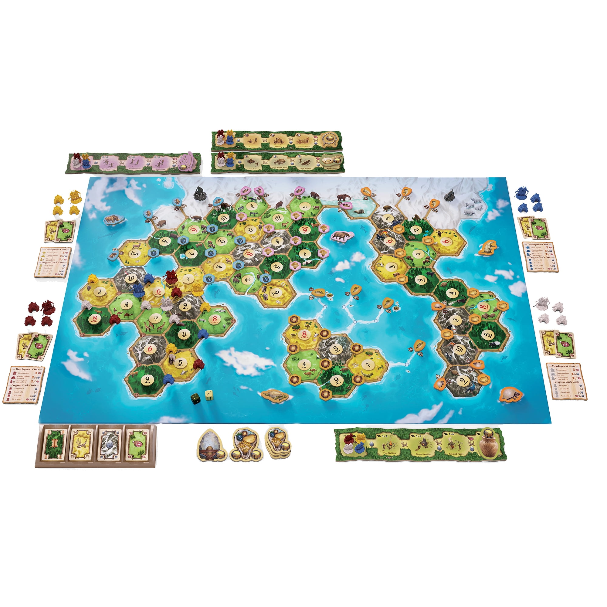 Settlers of Catan: Dawn of Humankind Strategy Board Game for Ages 12 and up, from Asmodee