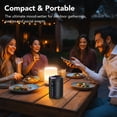 thumbnail image 3 of Bluetooth Speaker, 2026 Portable Wireless Speakers with Led Light, Bluetooth 5.4, 15H Playtime, Enhanced Bass, IPX7 Waterproof, Outdoor Speaker for Travel, Sport, Party, Biking, 3 of 9