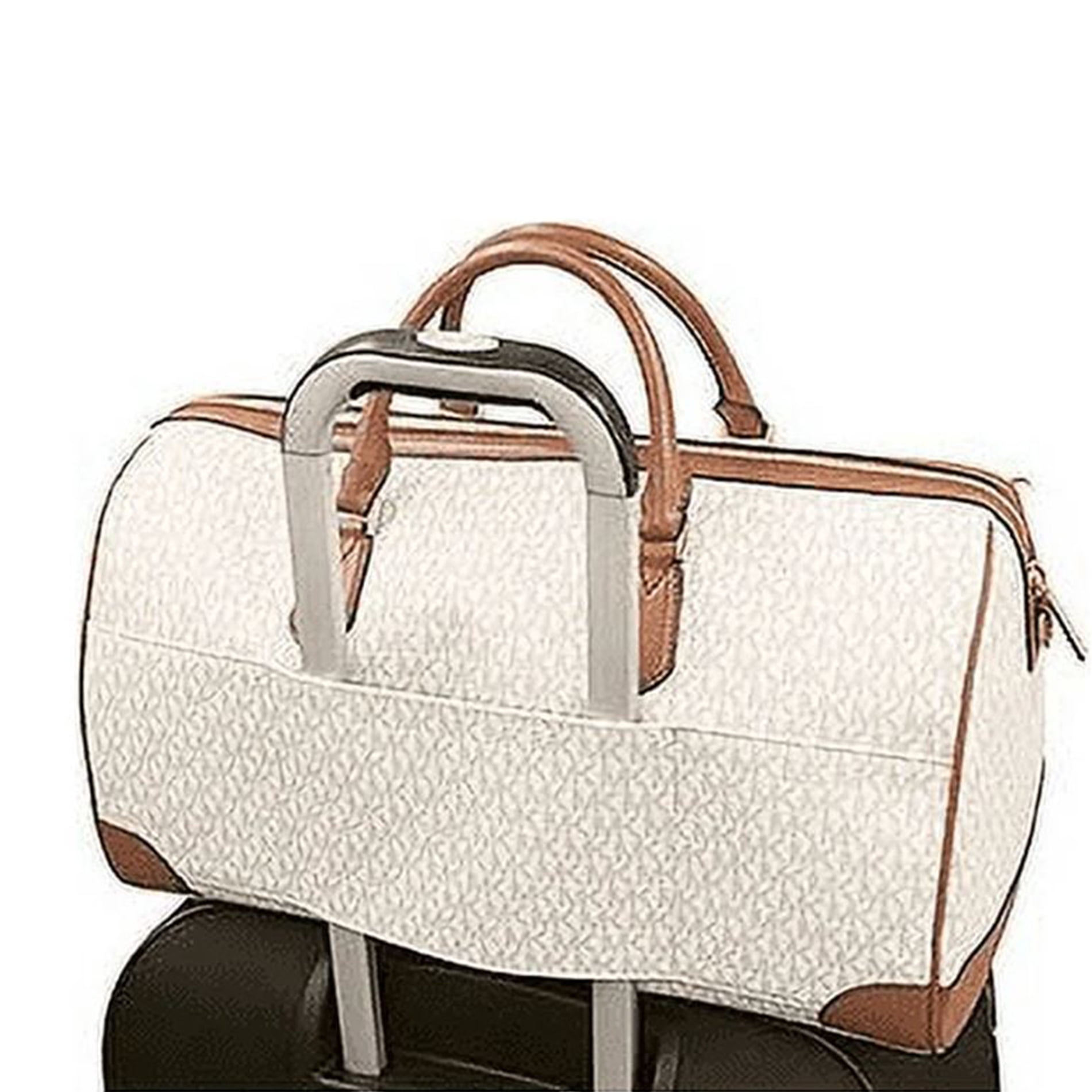Michael Kors Travel Large Duffle Bag In PVC Signature (Vanila)