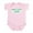 Petal Pink, variant on CafePress - Daddys Little Sloth Infant Bodysuit - Baby Light Bodysuit, Size Newborn - 24 Months