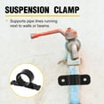 thumbnail image 4 of 50 Pack 1 Inch Pipe Supports Suspension Clamp Pipe Clamps Pex Clamps for Pex, Copper, CPVC, 4 of 6