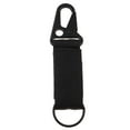 thumbnail image 2 of Soporte de gancho para llaves Hebilla Molle Cinturón colgante Clip de mosquetón colgante Negro kusrkot Hebilla con correas de nylon para exteriores, 2 of 7