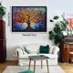 thumbnail image 5 of Puzzle PICKFORU - Vidriera con forma de árbol de la vida (1000 piezas), 5 of 8