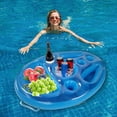 thumbnail image 2 of TNOBHG Pool Party Drink Tray Swimming Pool Premium Floating Drink Holder Eco-friendly Large Capacity Multi-compartment Waterproof Hot Tub Accessories, 2 of 8