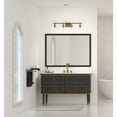 thumbnail image 2 of Cassell Collection Four-Light Vintage Brass Matte Black Luxe Industrial Bath & Vanity Light, 2 of 13