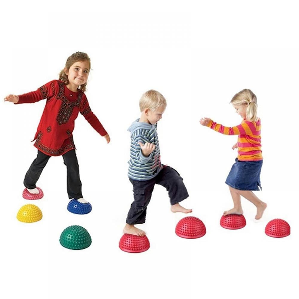 Yoga Balance Ball Half Round Massage Ball Cushion Stability Pods