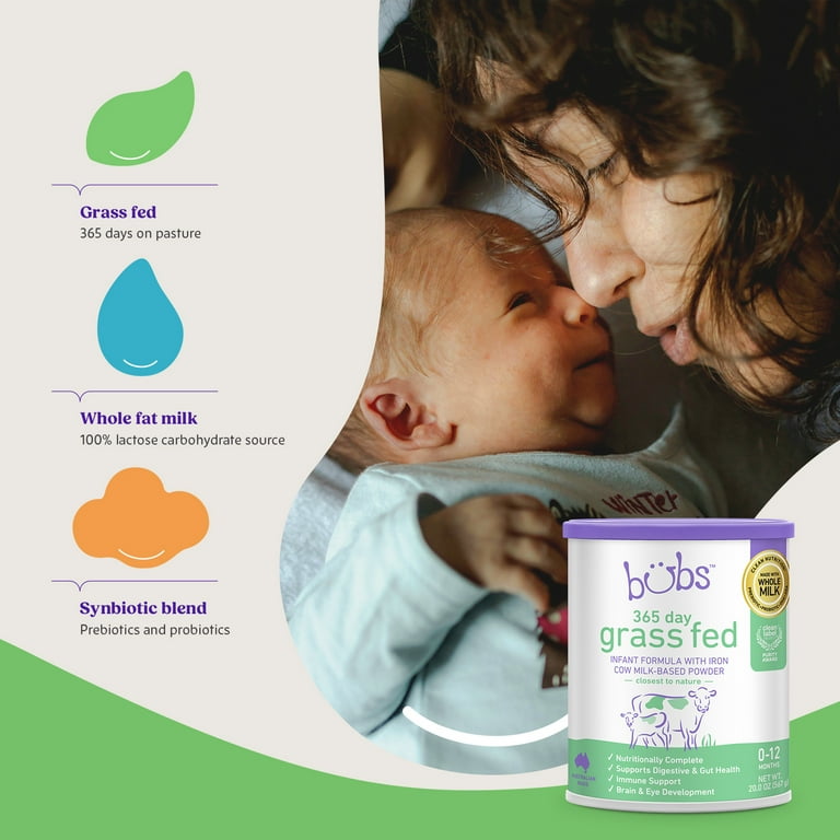 Bubs 365 Day Grass Fed Infant Formula (0-12 Months), 20 oz Bubs 365 Day Grass Fed Infant Formula (0-12 Months), 20 oz
