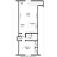 thumbnail image 6 of 763-917: Barn & outbuilding Garage 1 Bed, 1 Bath Luxury Home Plan, 917 Sq Ft: Full Blueprints with License to Build by Home Plan Marketplace - Lesuto, 6 of 7