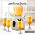 thumbnail image 5 of Savour by Tzumi 500W Touchscreen Smoothie Blender – 50oz Ice Crushing Countertop Blender for Smoothies, Sauces, Cocktails and More, 5 of 9