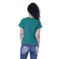 thumbnail image 4 of Moomaya T-shirt Col Rond pour Femmes Manches Courtes Poche à Sequins - KY, 4 of 6