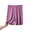 Purple 1, variant on cfhntfmh Plus Size Pajama Shorts for Women Soft Comfy Sleep Lounge Shorts Elastic Waist Summer Sleepwear