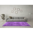 thumbnail image 3 of Ahgly Company Indoor Rectangle Abstract Purple Contemporary Area Rugs, 7' x 9', 3 of 4