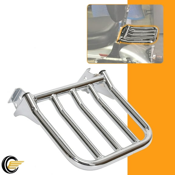 Detachable Rear Backrest Luggage Rack For Harley Heritage Softail Dyna Fatboy