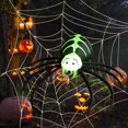 thumbnail image 2 of 6 FT Halloween Inflatables Outdoor Black Legged Green Spider Blow up Outdoor Halloween Inflatables Decorations with LED Light Built-in for Holiday Party Yard Decor, 2 of 8