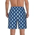 thumbnail image 3 of Naloa Beautiful King Penguin Pattern Men's Beach Shorts, Surfing shorts, Swim trunks, Quick Dry Swim Trunks for Surfing Beach Fun - 3X-Large, 3 of 9