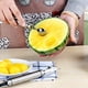 thumbnail image 5 of Cuchara de bola de melón, cuchillo de trinchar de acero inoxidable para decoración de frutas, melón, sandía, melón, helado, sorbete, postre, cuchara de bola de doble función para herramientas de cocin Namotu YZY298, 5 of 7