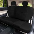 thumbnail image 2 of FH Group Universal PU Leather Seat Covers For Car Truck SUV Van - Rear Bench Black, 2 of 5