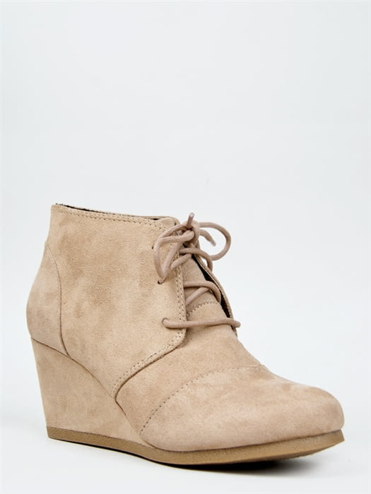City Classified Rex Womens Wedge Ankle 