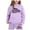 Light Purple, variant on SUXIAN Children Long Sleeve City Place Name Hoodie Top Hoodie Pants Set Comfortable Clothing Set Light Blue 160