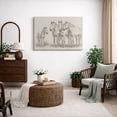 thumbnail image 5 of Canvas Print Vintage Horse Wall Art Animal Rustic Decorative for Living Room Bedroom - 16"x24", 5 of 8