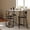 Gris, variante sur Eastvita Ensemble de Table à Manger pour 2 avec Chaises Rembourrées Étagères de Rangement Ouvertes Porte-Gobelet Intégré Casier à Vin - Design Industriel Moderne pour Petites Cuisines Appartements Ou Déjeuner N