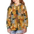 thumbnail image 4 of chaqlin Cats Hoodies for Girls 14-16 Casual Full-Zip Hoodie Sweatshirts Long Sleeve Hooded Jacket Lightweight Loose Fit Sports Outerwear with Pockets, 4 of 6