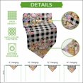 thumbnail image 5 of Easter Bunny Table Runner Linen Burlap Table Runner 72 Inches Long Spring Easter Eggs Floral Black White Check Dresser Scarves for Kitchen Island Coffee Dining Party Wedding Holiday Decor 14"x72", 5 of 8
