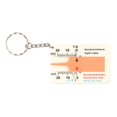 thumbnail image 1 of 2 Piece Orange Tire Depth Gauge Set, 0-20mm Tire Tread Measuring Tool, Tire Wear Gauges Plastic Tire Ruler for Tire Wear Test on Cars, Trucks, motorcycles and trucks., 1 of 4