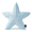 Light Blue, variant on Phantoscope Starfish Velvet Throw Pillow 20.5", Ocean Series, Off White