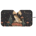 thumbnail image 3 of Xixirimido Windshield Sun Shade for Car SUV Truck Foldable Sunshade for Car Windshield Block UV Rays Keep Your Vehicle Cool Car Interior Accessories, Frog Mushroom Starry Night, 3 of 8