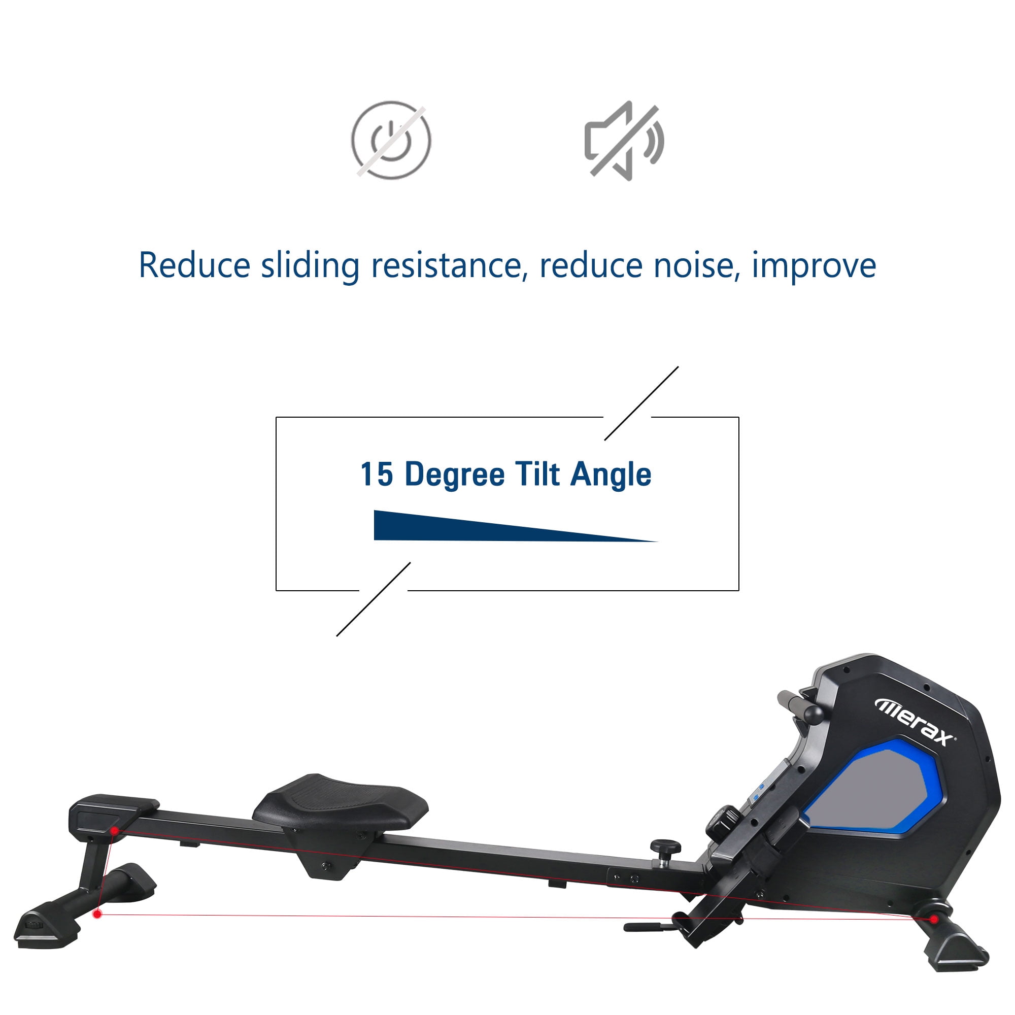 Merax magnetic rower sales