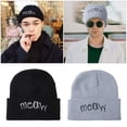 thumbnail image 4 of New Warm Cuff Beanie Autumn Winter Alien Knitted Beanie Skull Beanie Hat BLACK, 4 of 8
