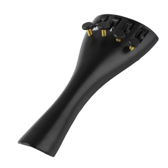 Violin Tailpiece, 4 Sintonizadores Finosos Violín Taille Taily Aluminio Aleoy Energía Salvando la Tensión Fuerte con la Punta de la Cola Para Instrumentos de Cuerda