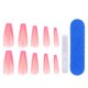 thumbnail image 1 of 2 sets / 48pcs Prensa francesa en las uñas Largas Falsas Nails Ballerina Coffin Fake Clavo, 1 of 5
