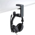 thumbnail image 6 of Gaming Headset Headphone Hook Holder Hanger Mount,360 Degree Rotatable Headphones Headphones Stand with Adjustable & Rotating Arm Clamp, Under Desk Design, Universal Fit, 6 of 6