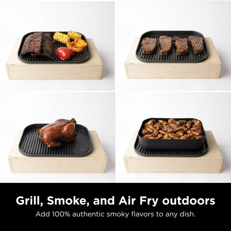 Ninja Woodfire Outdoor Grill 1st Look & Cook Air Fryer Smoked
