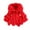 Red, variant on Diufon Toddler Girls Warm Jacket Fall Winter Fleece Long Sleeve Hoodie Thickened Warm Zip Up Tunic Coat
