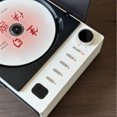thumbnail image 4 of Reproductor de CD Retro Recargable con Pantalla Altavoz Bluetooth Radio FM USB Mando a Distancia Regalo Blanco, 4 of 8
