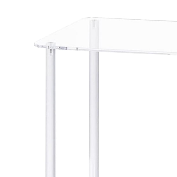Mesa Auxiliar De Acrílico Transparente, Pequeña Mesa Auxilia