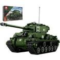 thumbnail image 1 of Set de construcción Reobrix M4A3E8 Sherman Tank WW2 836 piezas a partir de 8 años, 1 of 8