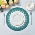 thumbnail image 4 of GZHJMY Mexican Talavera Round Placemats Set of 4, Non-Slip Heat Resistant Washable Table Mats for Kitchen Dining Table Decoration, 15.4", 4 of 6