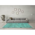 thumbnail image 3 of Ahgly Company Indoor Rectangle Oriental Light Blue Traditional Area Rugs, 4' x 6', 3 of 4