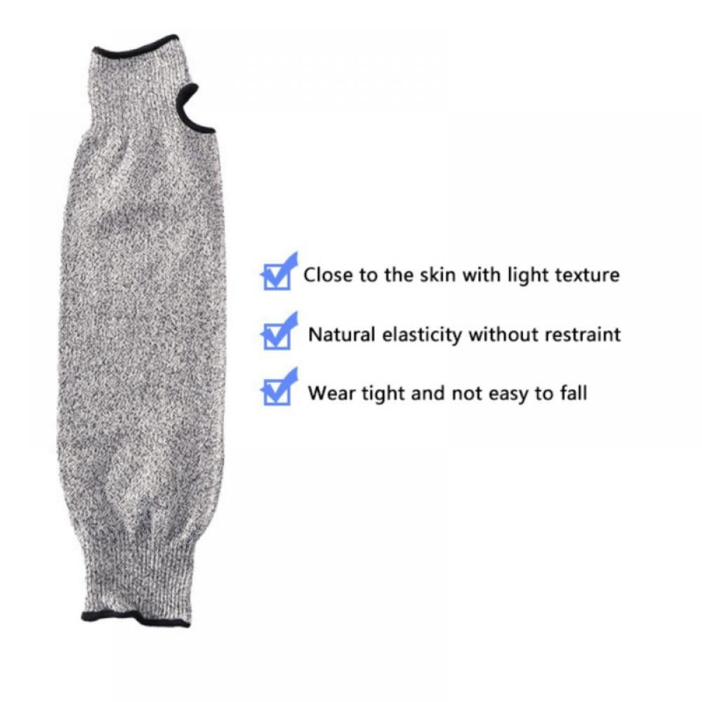 Merotable 1 Pair Cut Resistant Sleeves,Breathable Arm Protectors for