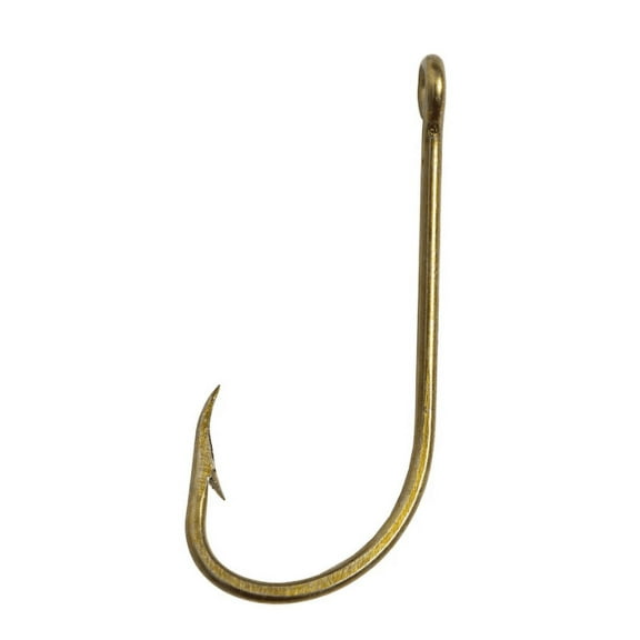 Mustad Classic 92671-GL-4-10 Beak Hook Size 4 Forged, Special Long Shank for Salmon and Steelhead Fishing