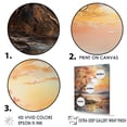 thumbnail image 3 of Designart "Fluid Art Of Dawn'S Beauty III" Sunrisesunset Floater Framed Wall Art Prints, 3 of 5
