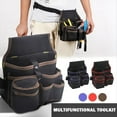 thumbnail image 2 of Bolsa Almacenamiento Herramientas Multifuncional,Bolsa para Cinturón,Kit Herramientas para Electricista,Taladro,Llave,Destornillador,Bolsas Herramientas Hardware,Organizador,C, 2 of 7