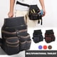 thumbnail image 2 of Bolsa Almacenamiento Herramientas Multifuncional,Bolsa para Cinturón,Kit Herramientas para Electricista,Taladro,Llave,Destornillador,Bolsas Herramientas Hardware,Organizador,B, 2 of 5