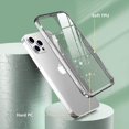 thumbnail image 3 of IBAOLEA Clear Case Compatible with iPhone 12 Case/iPhone 12 Pro Case,Non-Yellowing Shockproof Protective Phone Case- Slim Thin Twinkle Black, 3 of 7